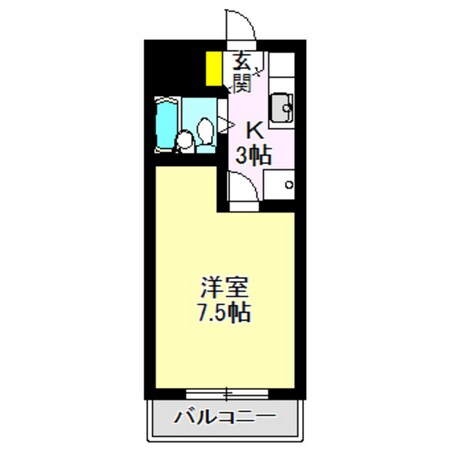 小野ハイツの物件間取画像